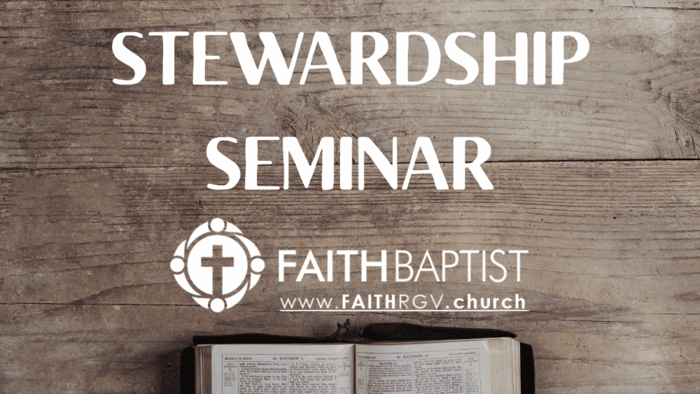 Stewardship Seminar